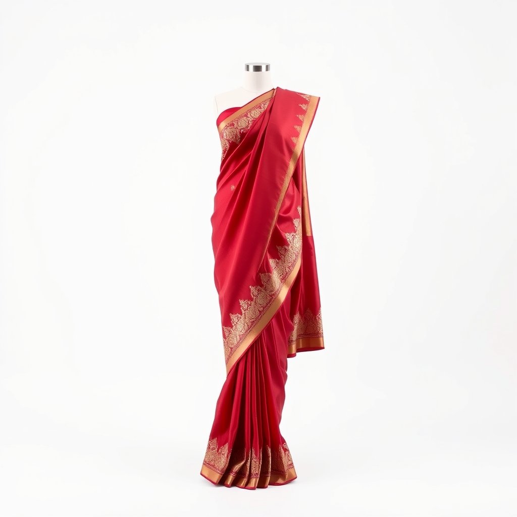 Bridal Saree with Heavy Border
