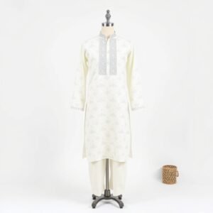 Chikankari Formal Kurti Set