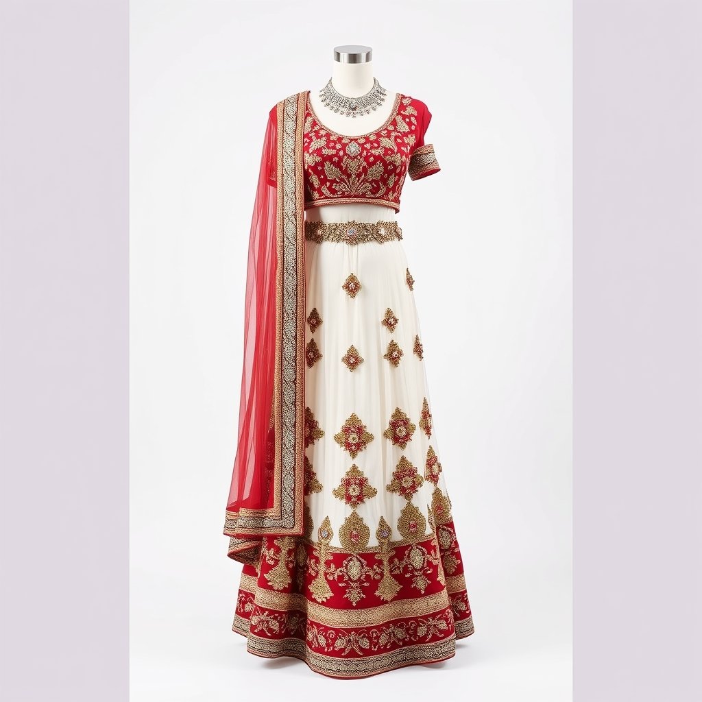 Heavy Embellished Bridal Lehenga